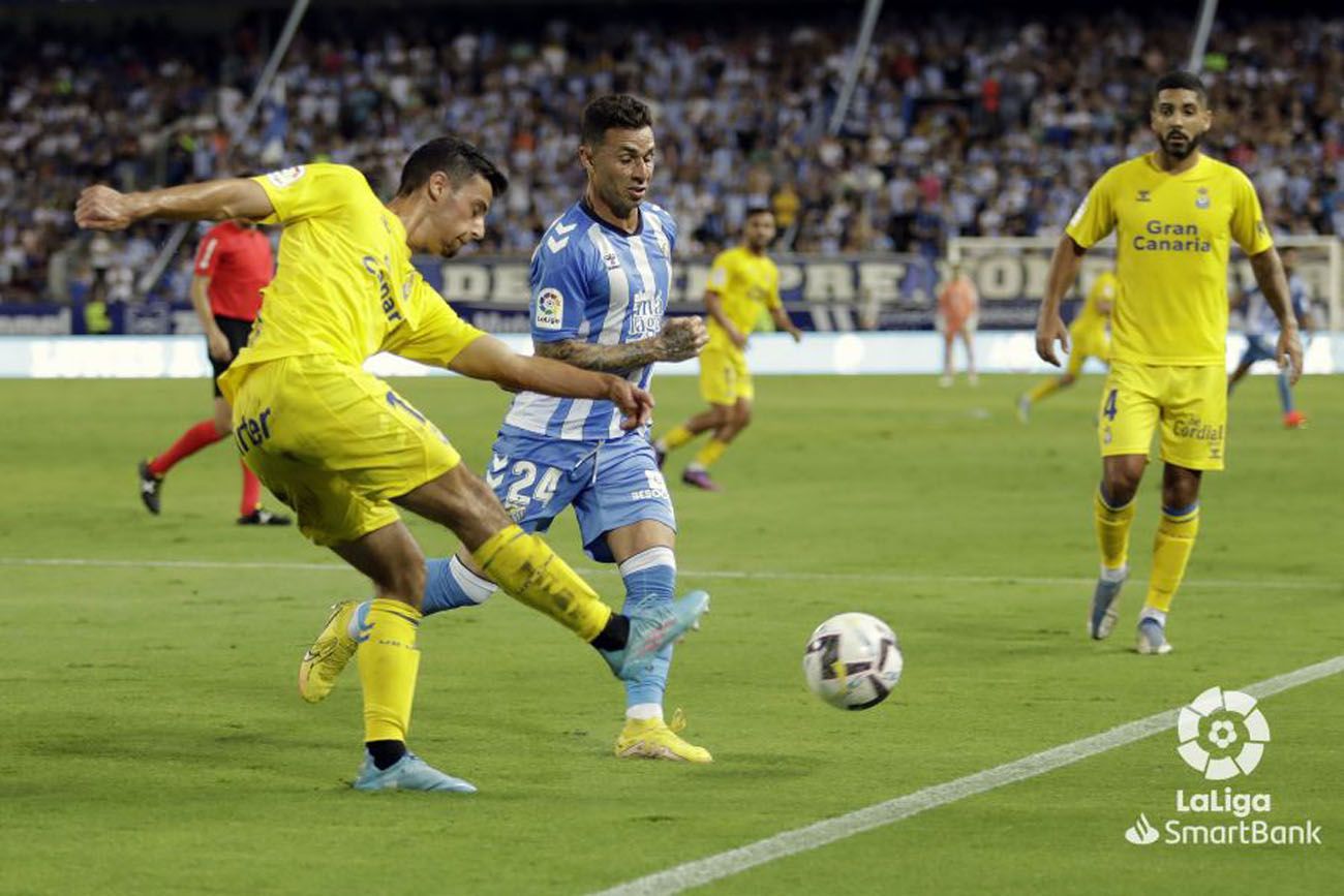 El Málaga CF - UD Las Palmas, en imágenes