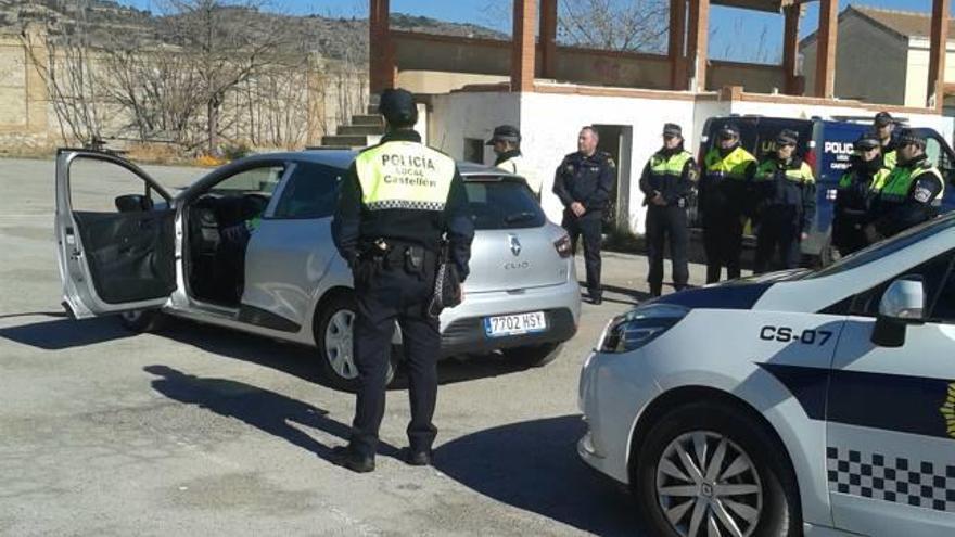 Agentes de la policía durante el curso.