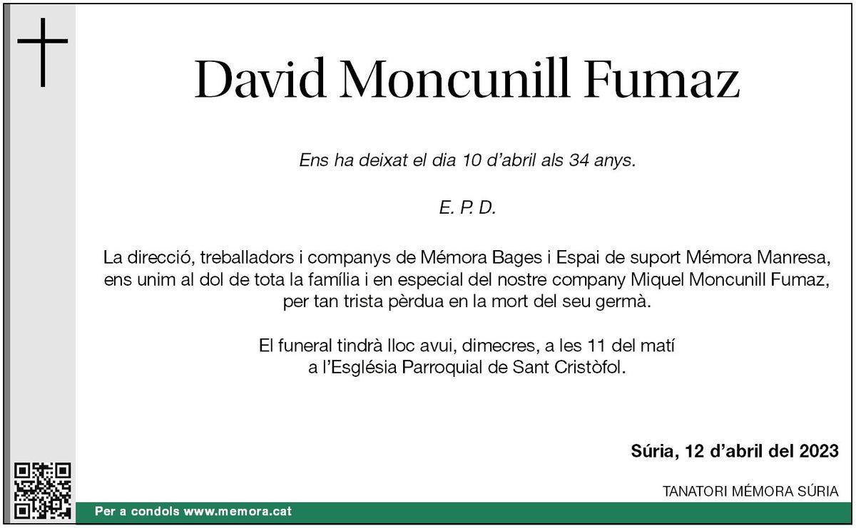 David Moncunill Fumaz