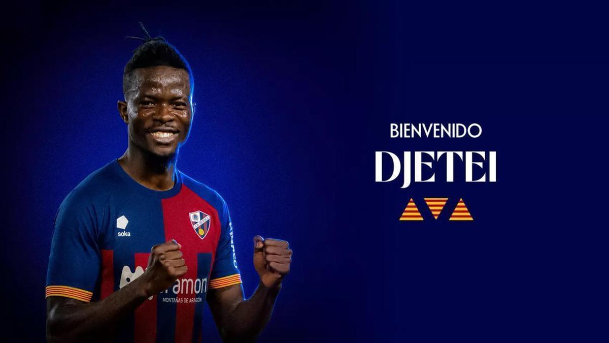 Mohammed Djetei, con la equipación del conjunto azulgrana.