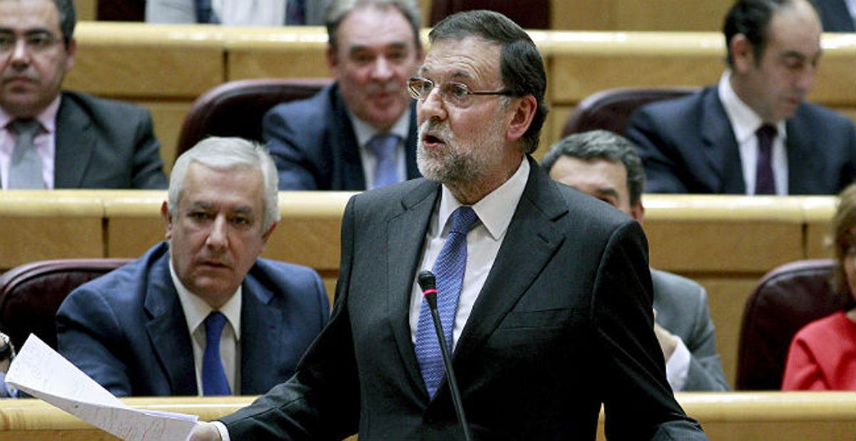 Resposta immobilista de Rajoy al Senat