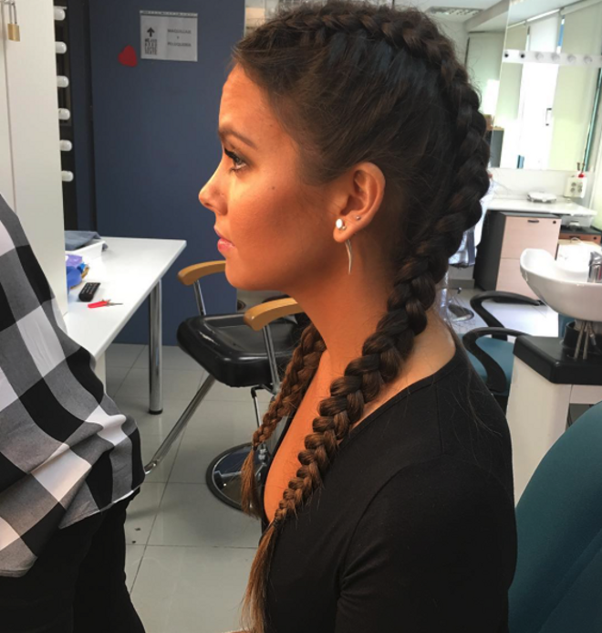 Las dos trenzas de Cristina Pedroche
