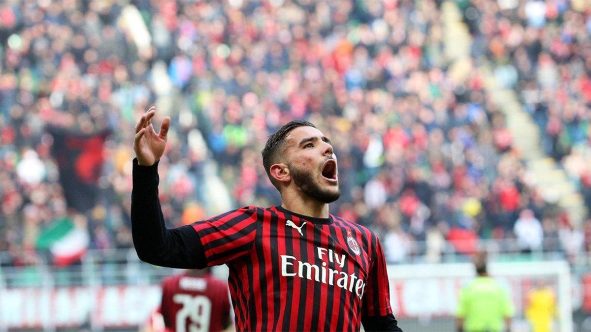 Theo Hernández cumple su primera temporada en el Milan