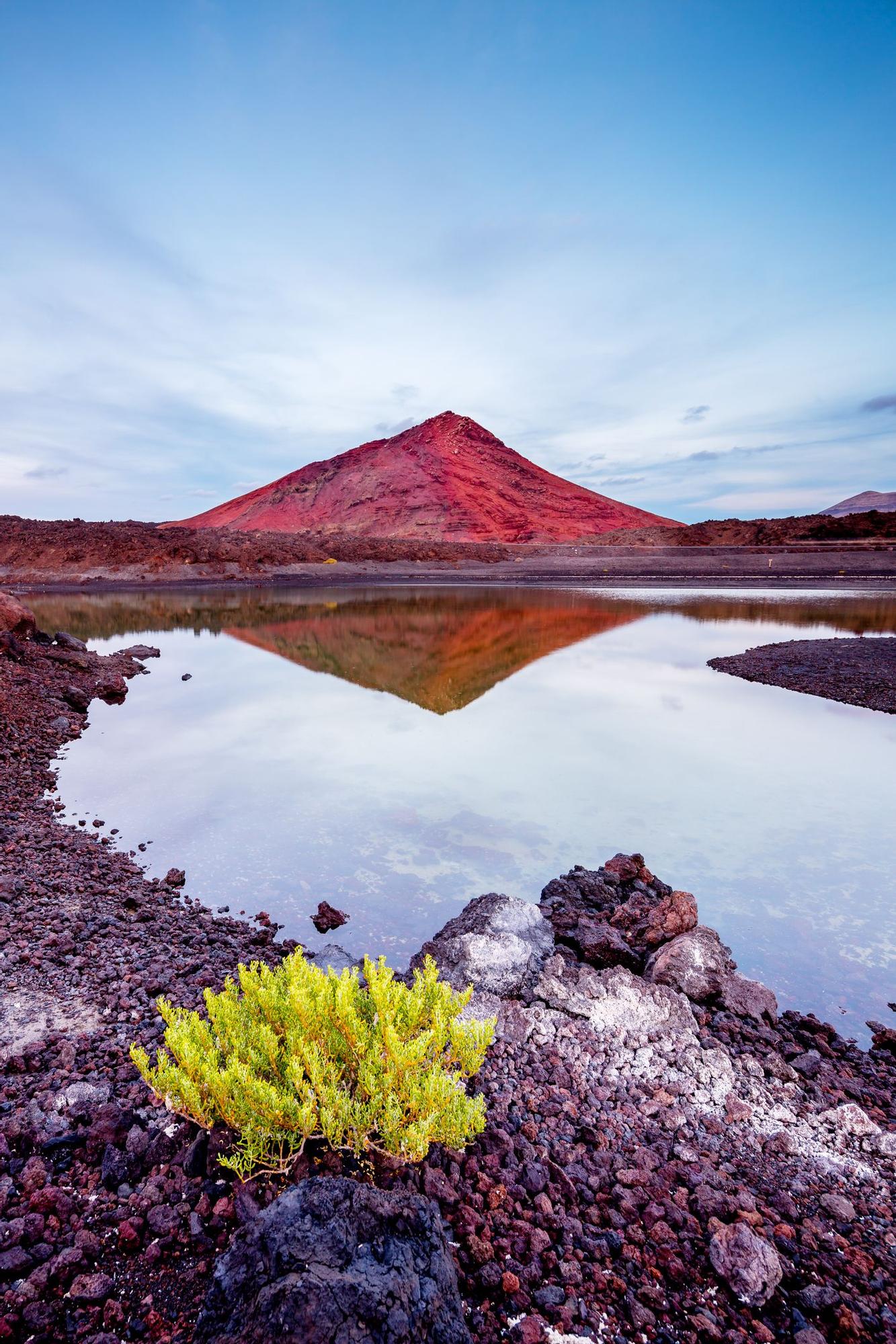 Los paisajes del Parque de Timanfaya son espectaculares.