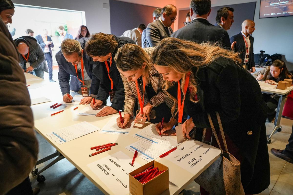 Algunos de los asistentes al encuentro celebrado en Badajoz.