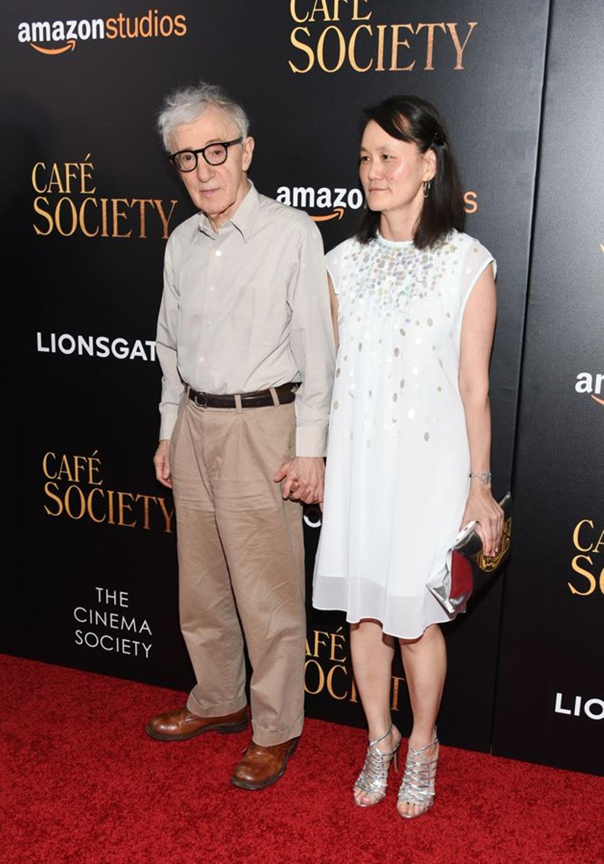 Estreno de 'Café Society' en Nueva York: Woody Allen y su mujer Soon-Yi Previn