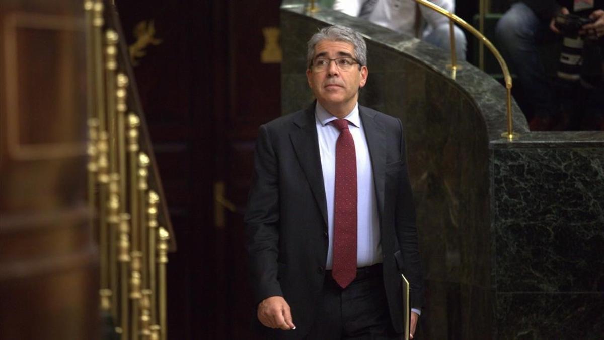 Francesc Homs, el pasado martes en el Congreso.