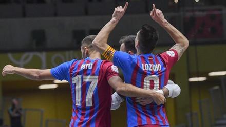 Sergio Lozano anotó un hat-trick en la victoria azulgrana