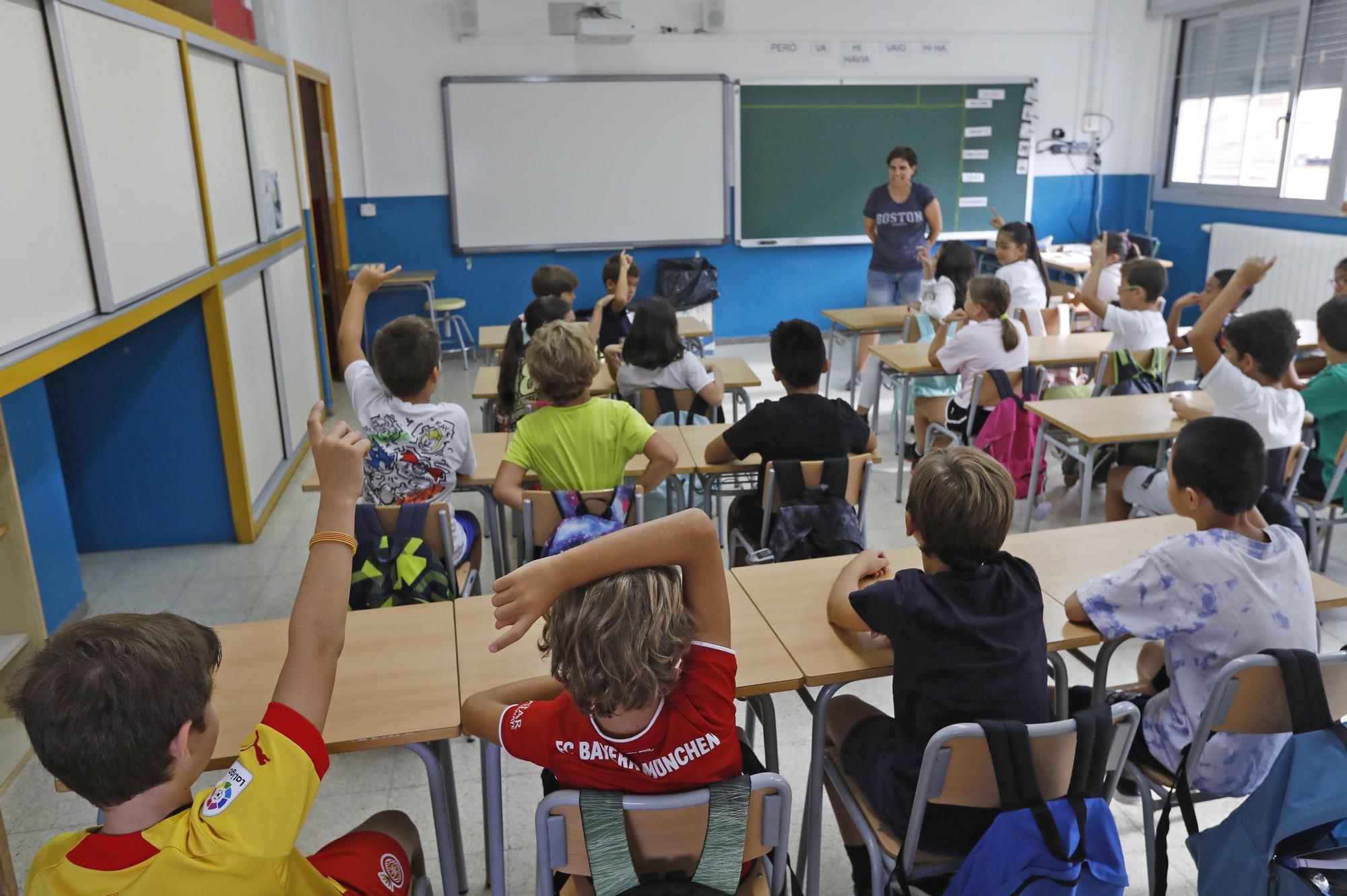 Inici del curs escolar a Girona