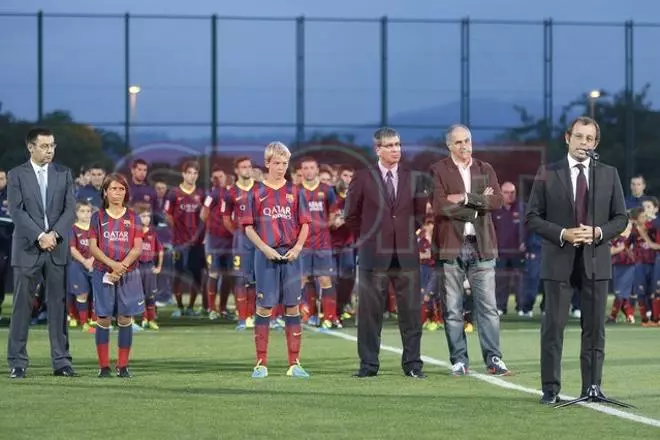 PRESENTACION FUTBOL BASE F.C. BARCELONA