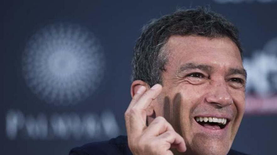 El actor Antonio Banderas en una visita anterior a Marbella.