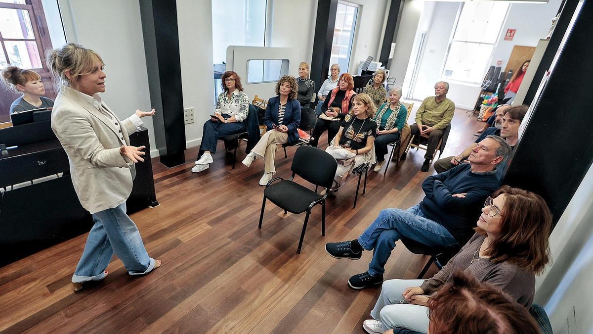 Clases de canto en la Escuela Municipal de Música de Santa Cruz de Tenerife