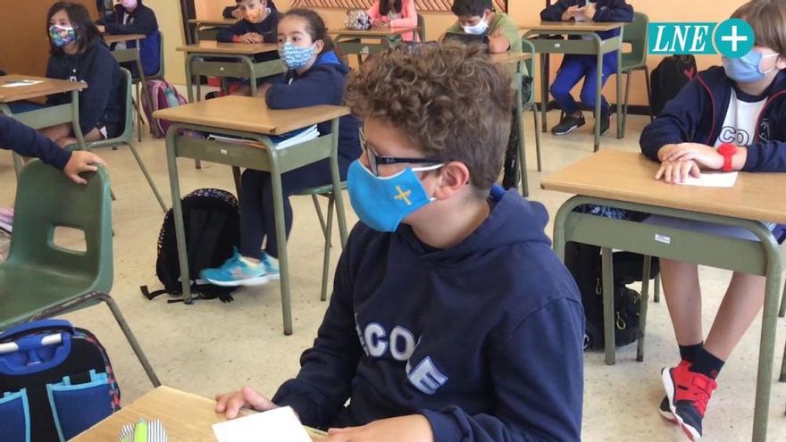 Así empezó en Asturias el curso del covid: los centros privados reabren las aulas