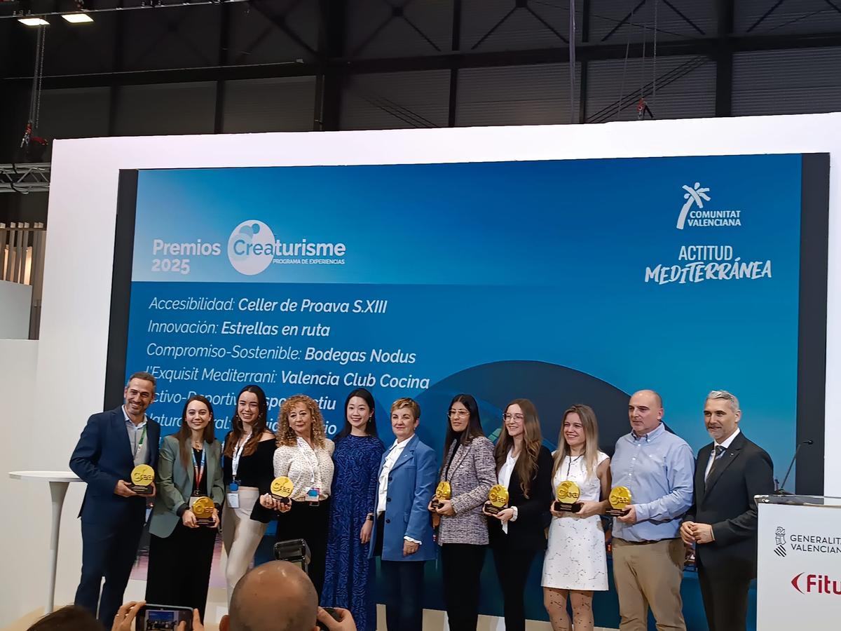 Los galardonados por los premios CreaTurisme
