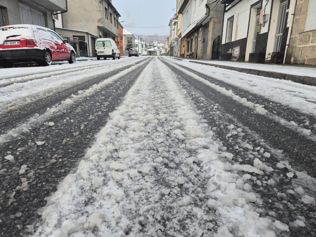 San Xoán de Río, esta mañana.