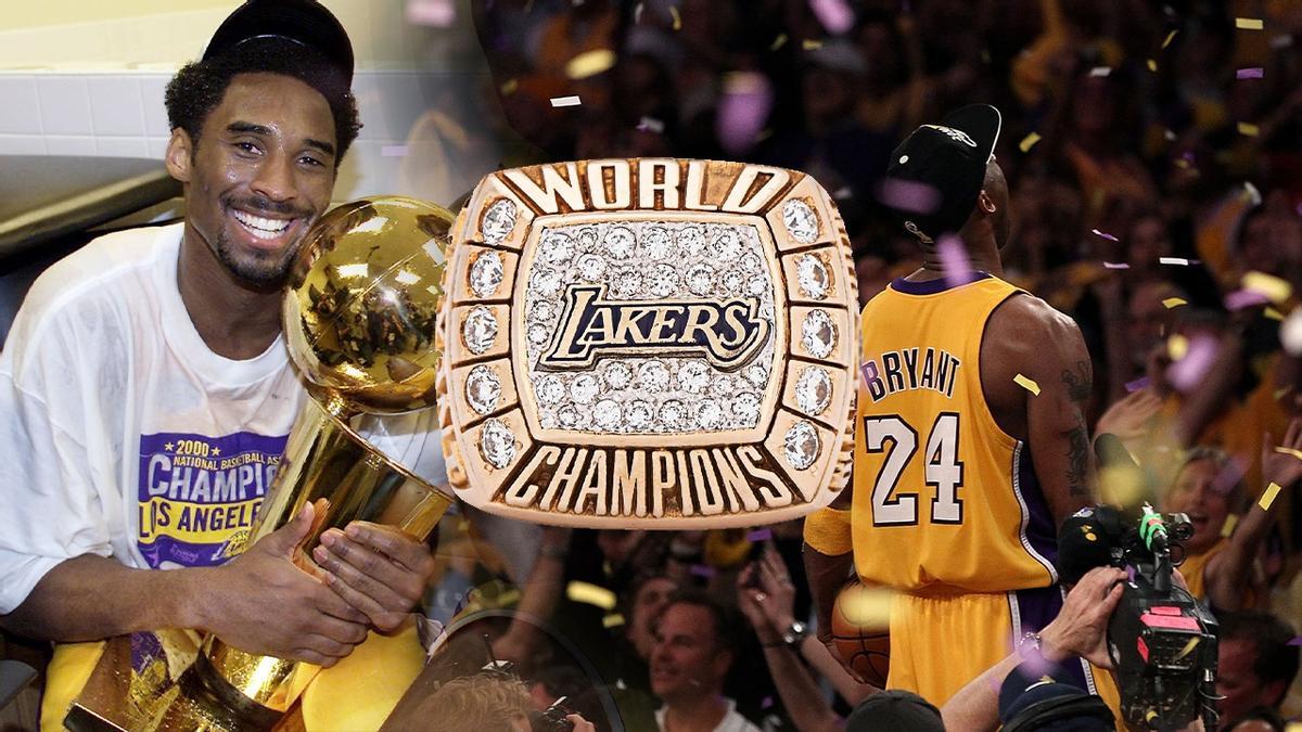 El anillo de campeón de Kobe que se subastó por casi un millón de dólares