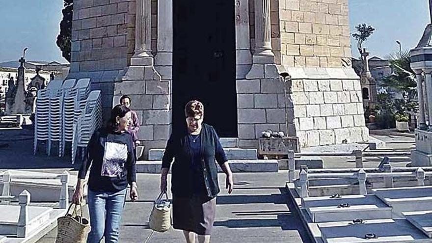 Una imagen de la capilla del cementerio de sa Pobla.