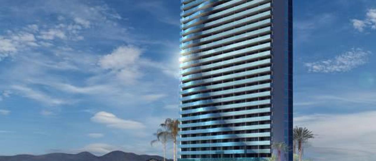 Un nuevo hotel de 30 plantas y 232 habitaciones será el &quot;techo&quot; de Calp