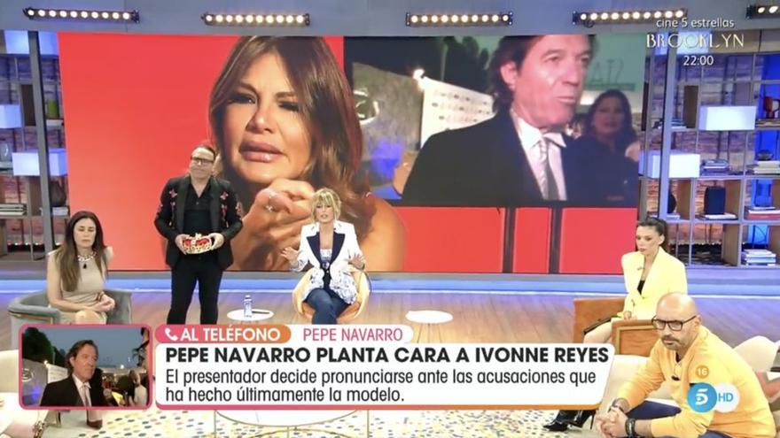 Un momento de la intervención de pepe navarro en &#039;Viva la vida&#039;.