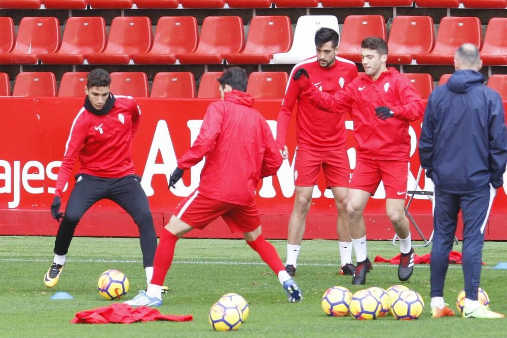 Entrenamiento del Sporting