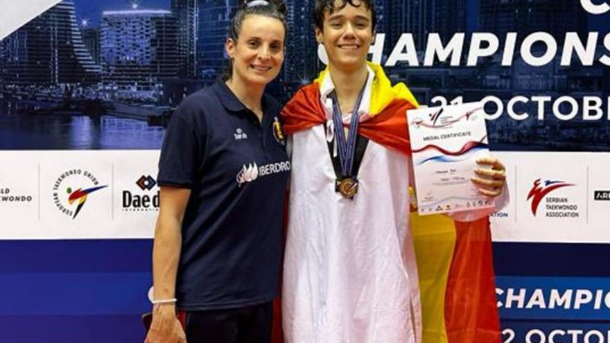 Roi Fraga cierra con un bronce su etapa cadete