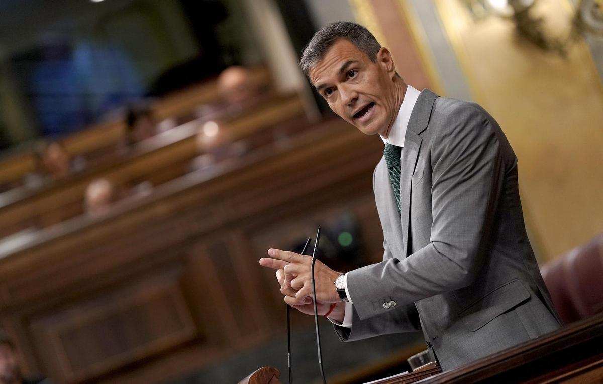 Comparecencia de Pedro Sánchez en el Congreso de los Diputados.