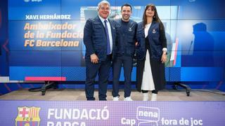 Xavi ya es embajador de la Fundación del Barça