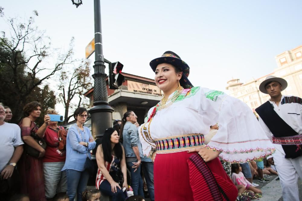 Desfile del Día de América en Asturias