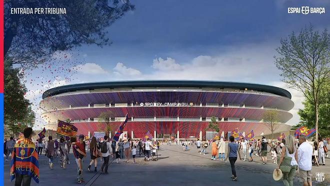 Ahora sí, las imágenes definitivas del nuevo Spotify Camp Nou: planos, estructuras, imágenes simuladas...