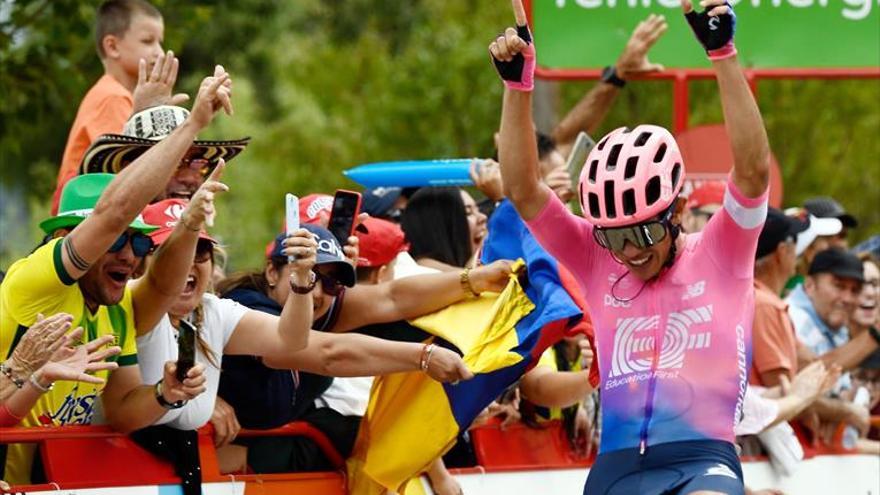 Colombia triunfa en la agitada etapa de la Sierra de Madrid en la Vuelta