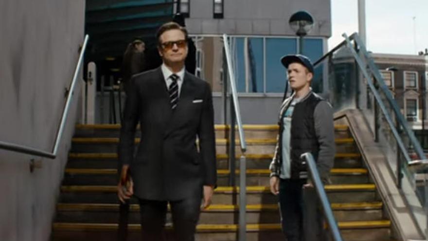 Una escena de &#039;Kingsman&#039;.