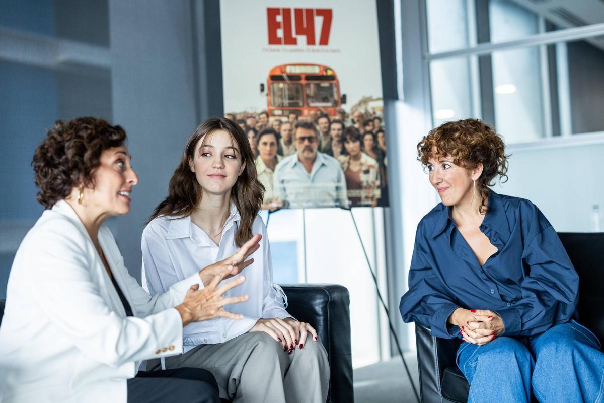 Clara Segura, Zoe Bonafonte y Betsy Túrnez