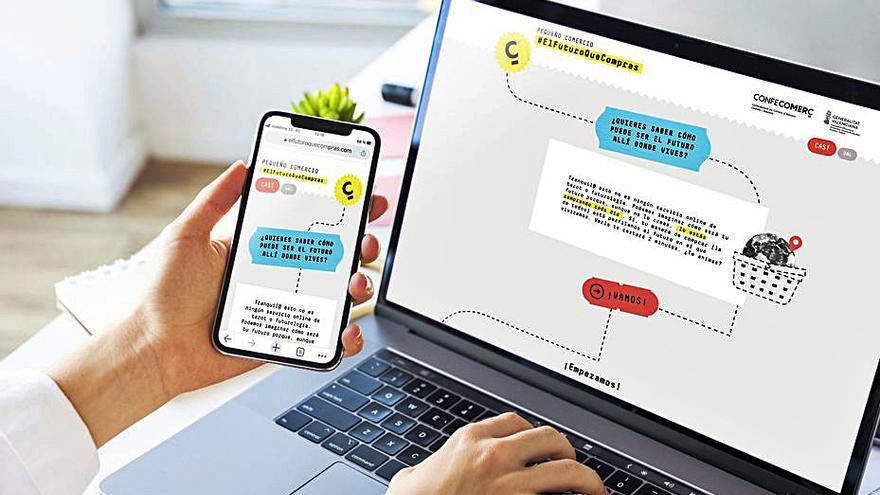 La página web habilitada para la campaña de Confecomerç. | LEVANTE-EMV