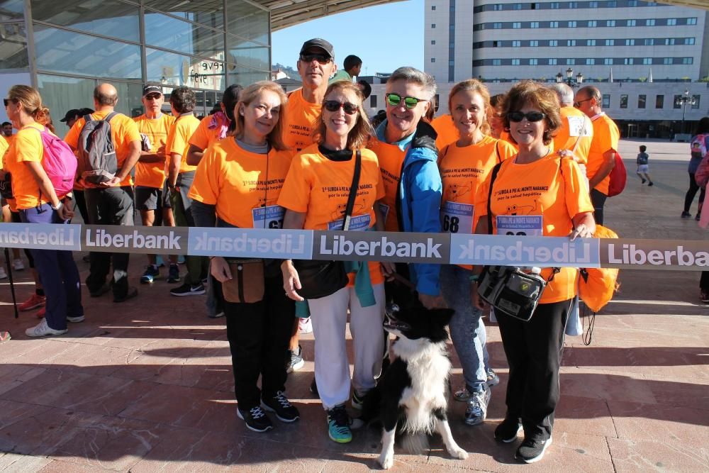 Marcha al Naranco por la salud hepática.