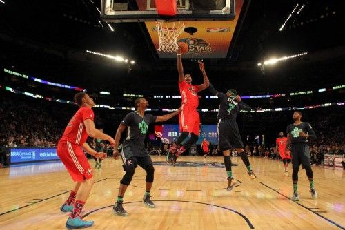 Imágenes del Partido de las Estrellas del All Star de la NBA en Nueva Orleans
