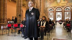 Pablo Llarena, el 2 de febrero del 2011, al asumir la presidencia de la Audiencia de Barcelona, su destino antes del Tribunal Supremo.
