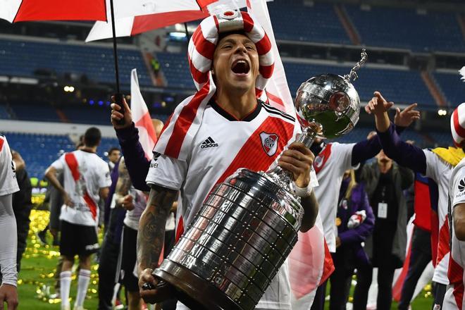 La celebración del título de River Plate