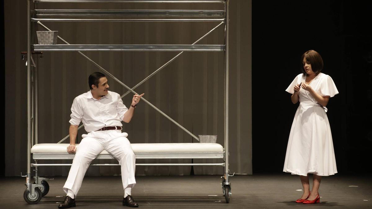 Un momento de la representación.