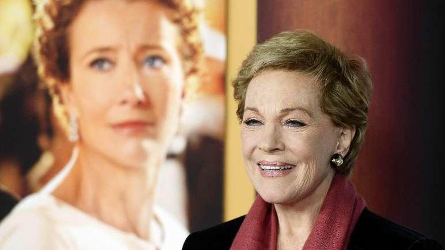 La actriz Julie Andrews.