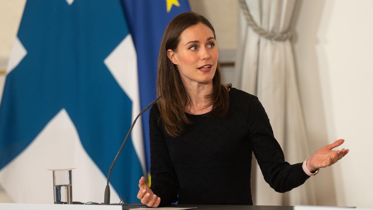 La primera ministra de Finlandia, Sanna Marin.