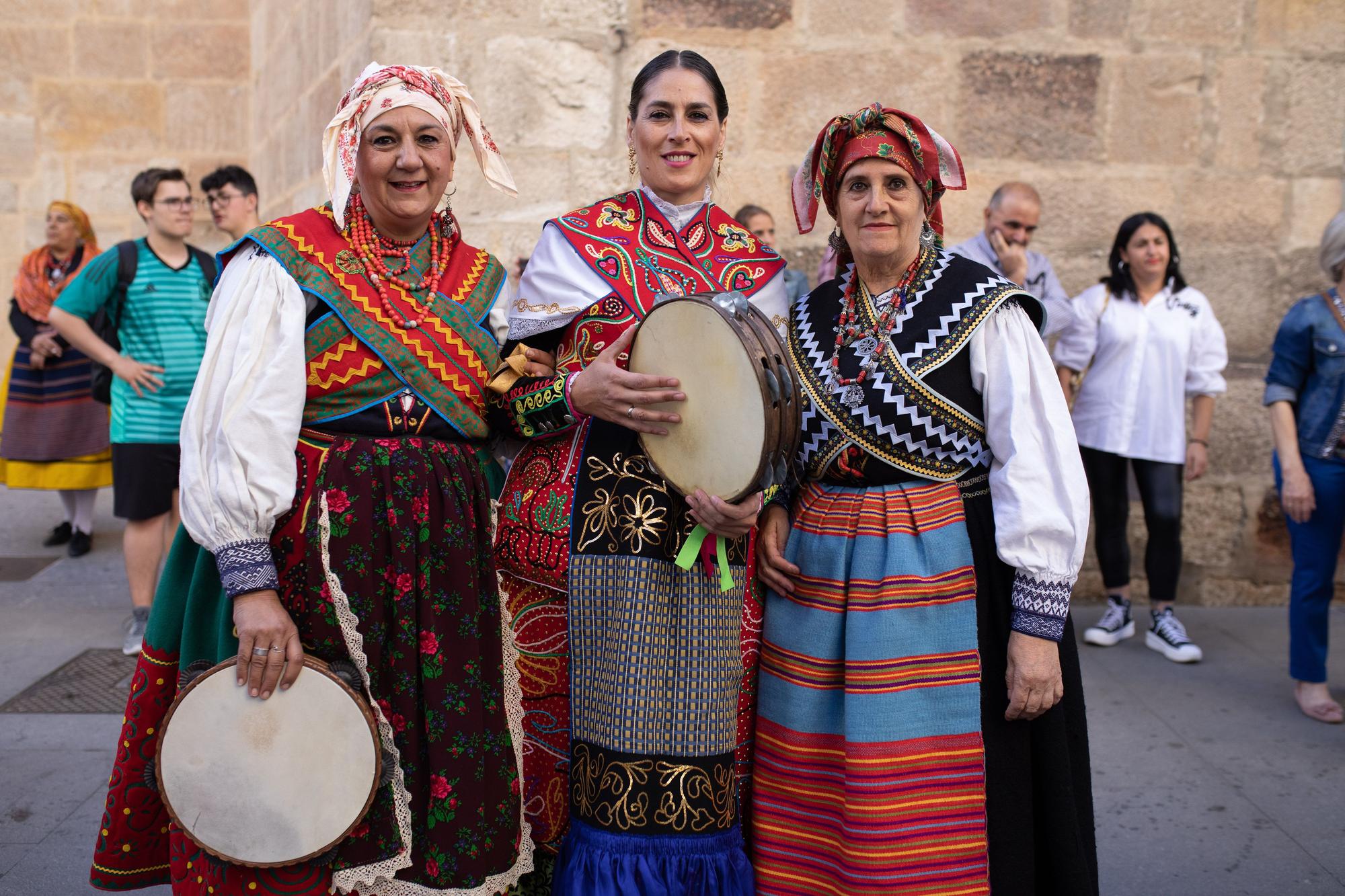 Desfile de indumentaria tradicional de Zamora