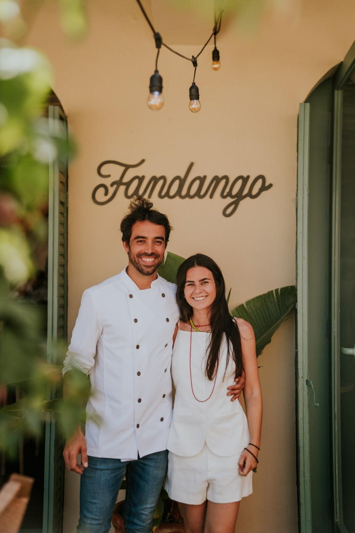 Vicente Monfort junto a Ana Tejero, también burrianense y que también trabaja en Fandango.