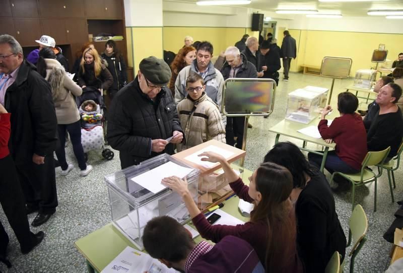 Jornada electoral en Zaragoza