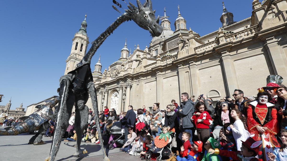 El último carnaval que se celebró en Zaragoza fue en 2020, poco antes de que se decretara el estado de alarma.