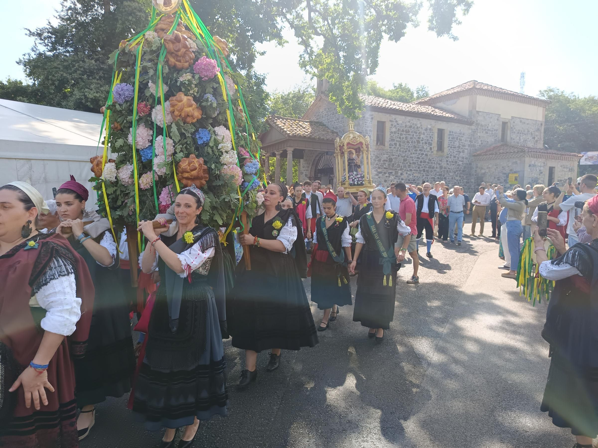 Procesión de San Antoniu "El Nuestru" en Cangas de Onís