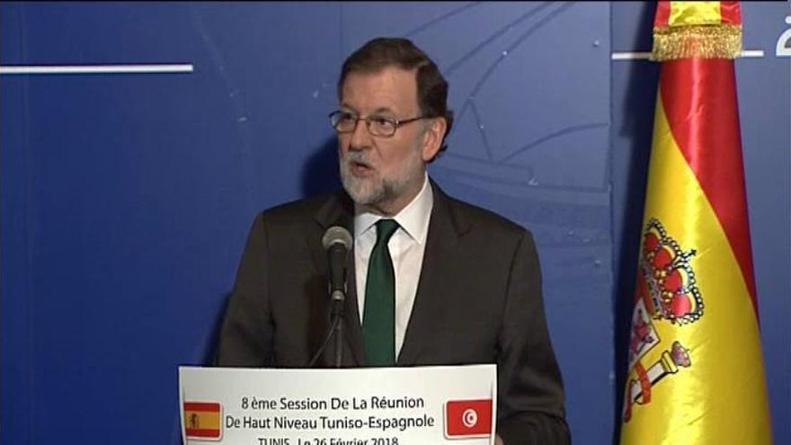 Rajoy señala que &quot;habrá ministro de Economía la semana que viene&quot;