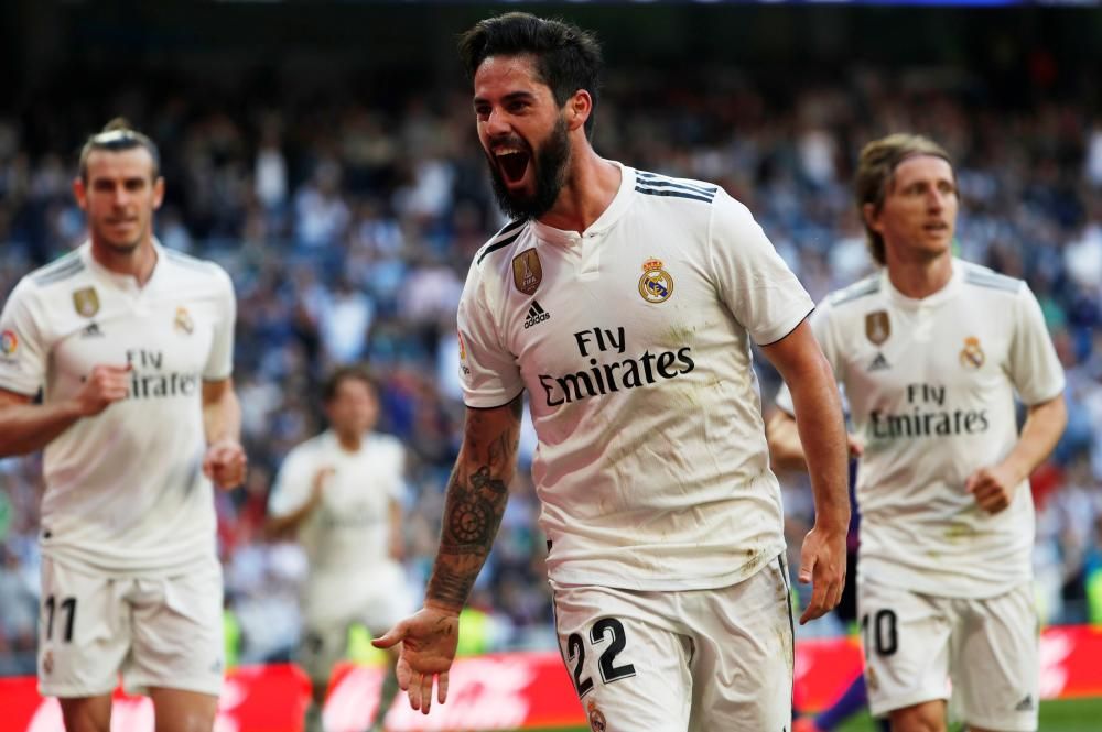 El Real Madrid - Celta, en imágenes. // EFE | R. Jiménez