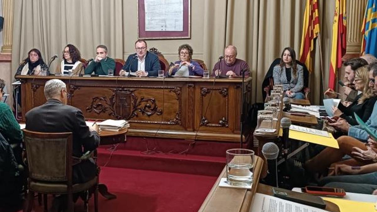 Imagen del Pleno municipal de Vilanova del mes de enero de 2025