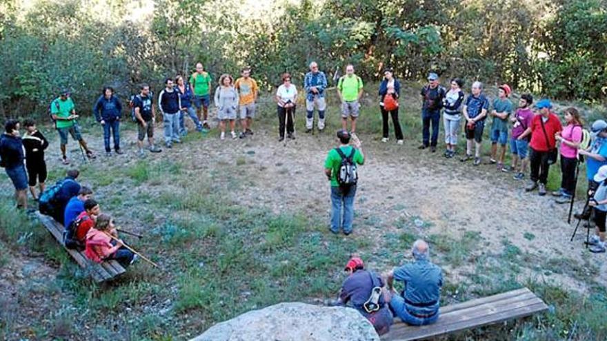 Una de les sortides guiades del cicle &quot;Dimecres coneguem l&#039;Alt Urgell&quot;