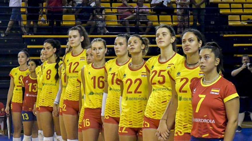 Hiszpania Di Paula do ataku Erurovolley